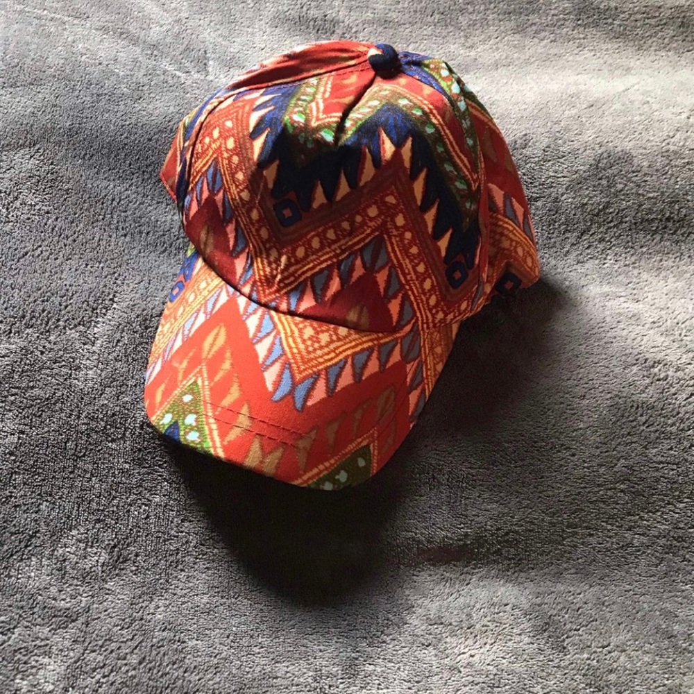 Multi color baseball cap unisex